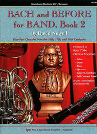 Bach and Before for Band, Book 2 Trombone/Baritone BC/Bassoon band method book cover